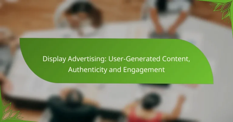 Publicidad Display: Contenido Generado por Usuarios, Autenticidad y Engagement